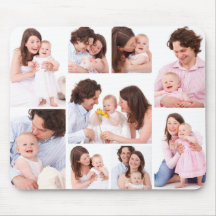 Créez votre propre 9 photo personnalisée Mousepad