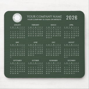 Tapis De Souris Créez votre propre calendrier d'entreprise 2026