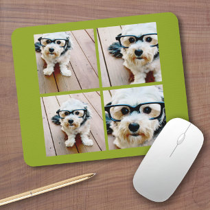 Tapis De Souris Créez votre propre collage Instagram Pistache 4 ph