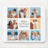 Tapis De Souris Créez votre propre collection de photos 8 Ajouter (Devant)