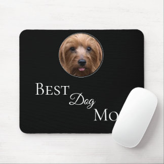 Tapis De Souris Créez votre propre meilleur chien maman photo pers