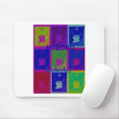 Tapis De Souris Créez votre propre Père Noël HoHoho Pop Art spécia (Avec souris)