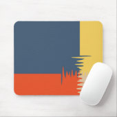Tapis De Souris Crème bleu rouge jaune (Avec souris)