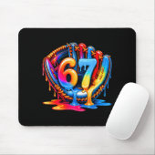 Tapis De Souris Crème Glacée Baseball Drip 67 Mode de Vie Baseball (Avec souris)
