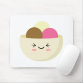 Tapis De Souris Crème glacée Kawaii (Avec souris)