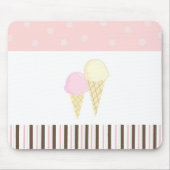 Tapis De Souris Crème glacée molle (Devant)