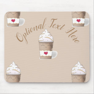Tapis De Souris Crème Latte & Whipped (Café)