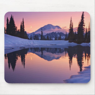 Tapis De Souris Crépuscule, Tarn et croissant de lune
