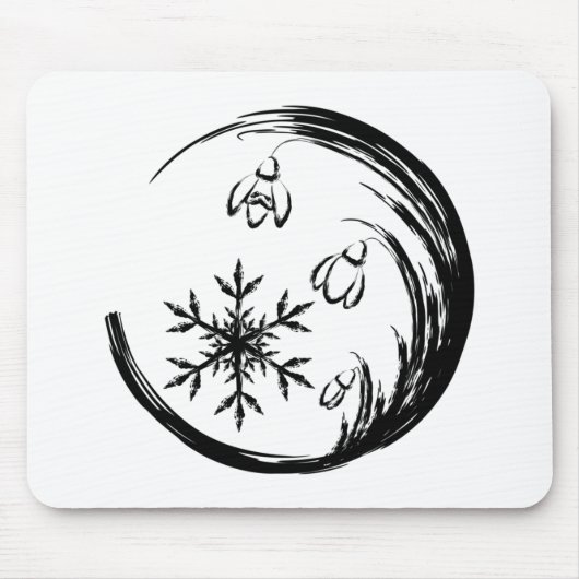 Tapis De Souris Crest d'hiver (Devant)