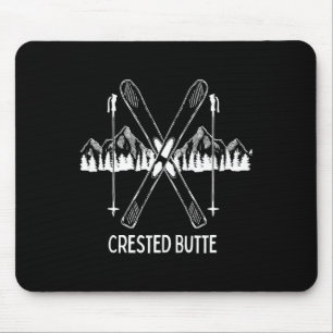 Tapis De Souris Crested Butte Co Montagnes Rocheuses Colorado Ski