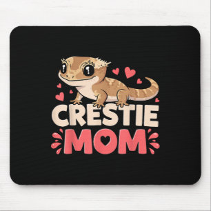 Tapis De Souris Crestie Maman Crested Gecko Reptile Lover Mères Da