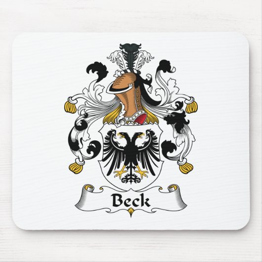 Tapis De Souris Crête de famille de Beck (Devant)