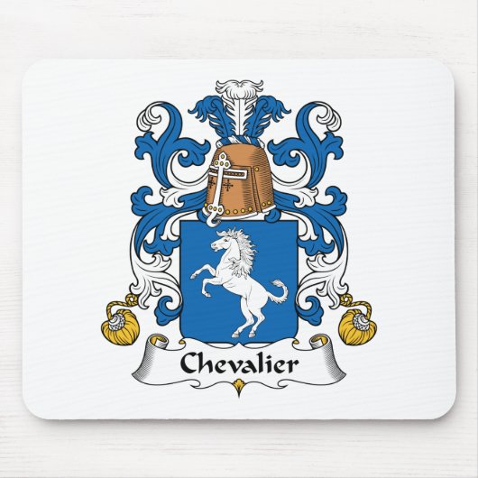 Tapis De Souris Crête de famille de chevalier (Devant)