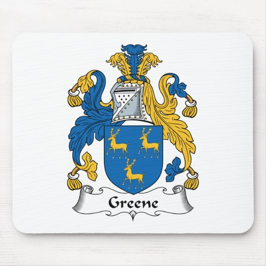 Tapis De Souris Crête de famille de Greene (Devant)