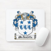 Tapis De Souris Crête de famille de McAuliffe (Avec souris)