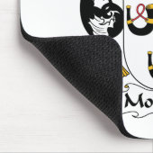 Tapis De Souris Crête de famille de Monteiro (Coin)