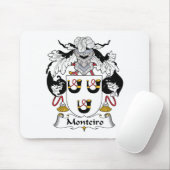 Tapis De Souris Crête de famille de Monteiro (Avec souris)