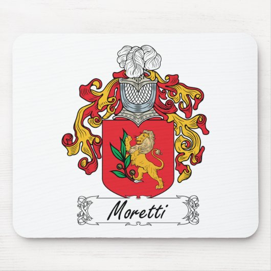 Tapis De Souris Crête de famille de Moretti (Devant)