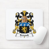 Tapis De Souris Crête de famille de Renault (Avec souris)