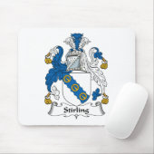 Tapis De Souris Crête de famille de Stirling (Avec souris)