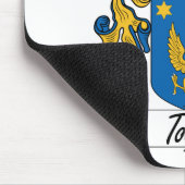 Tapis De Souris Crête de famille de Todaro (Coin)