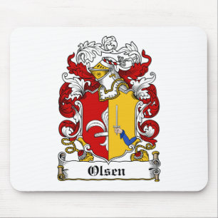 Tapis De Souris Crête de famille d'Olsen