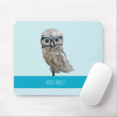 Tapis De Souris Creuser la peinture de hibou (Avec souris)