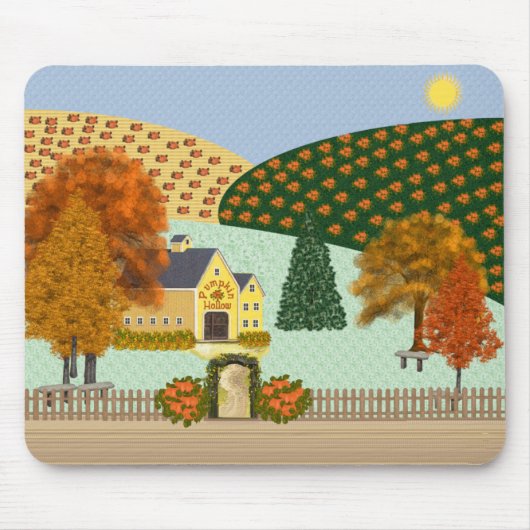 Tapis de souris creux de citrouille (Devant)