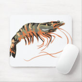 Tapis De Souris Crevettes de tigre (Avec souris)