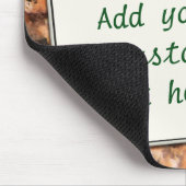 Tapis De Souris Cri fait sur commande des textes sur la surface (Coin)