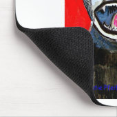 Tapis De Souris Cri perçant de garçon de batte par Katie Pfeiffer (Coin)