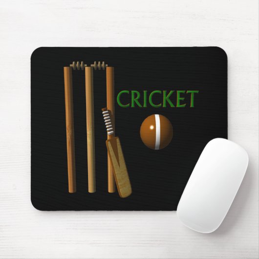 Tapis De Souris Cricket (Avec souris)