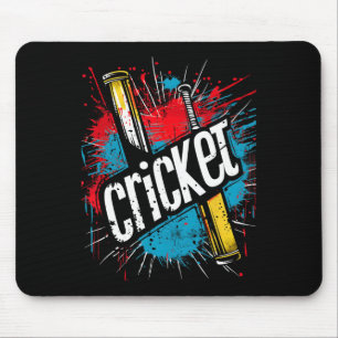 Tapis De Souris Cricket et pion pour sport de terrain avec prise d