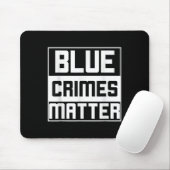 Tapis De Souris Crimes bleus anti-police État (Avec souris)
