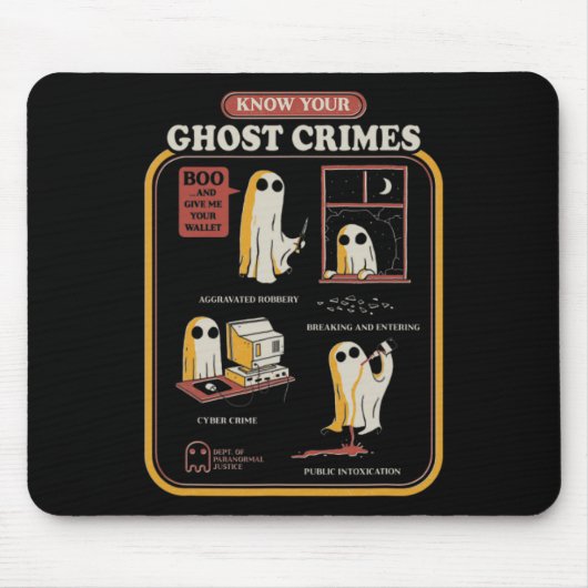 Tapis De Souris Crimes fantômes (Devant)