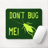 Tapis De Souris Criquet vert jaune (Avec souris)