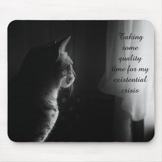 Tapis De Souris Crise existentielle (Devant)