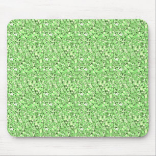 Tapis De Souris Cristal drusy - vert péridot