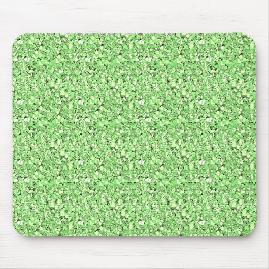 Tapis De Souris Cristal drusy - vert péridot (Devant)