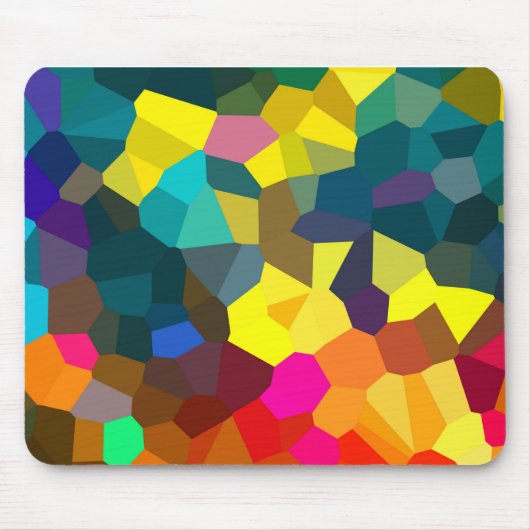 Tapis De Souris Cristaux colorés (Devant)