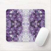 Tapis De Souris Cristaux d'apothyste de la souris (Avec souris)