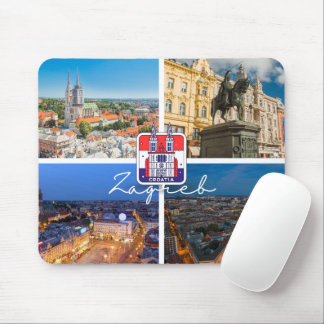 Tapis De Souris Croatia | Hrvatska | Zagreb | Capital of Croatia