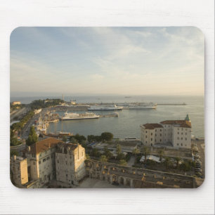 Tapis De Souris Croatie, Dalmatie, Split. Vue sur la Riva
