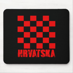 Tapis De Souris Croatie Drapeau Croate Hrvatska Maillot de Foot St