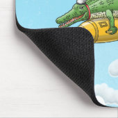 Tapis De Souris Croc Fusée (Coin)