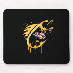 Tapis De Souris Crochet de pêche Tigers Lsu