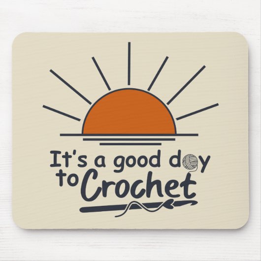 Tapis De Souris crochet drôle (Devant)