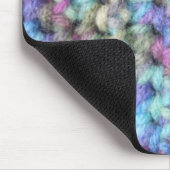 Tapis De Souris Crochet multi violet bleu de couleur (Coin)
