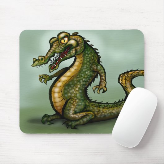 Tapis De Souris Crocodile (Avec souris)
