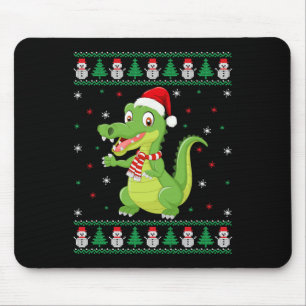 Tapis De Souris Crocodile Animal Correspondant Famille Vilain Noël